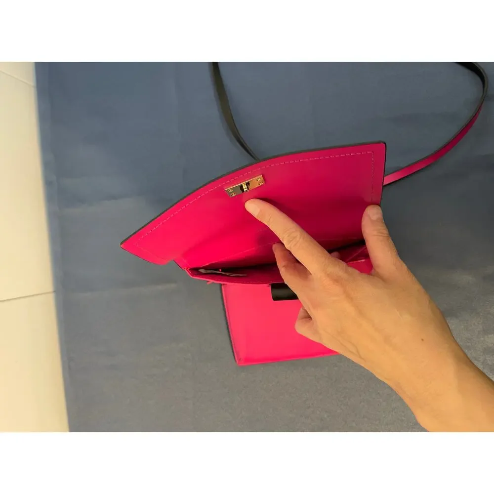 Kate Spade‎ Black Pink Wallet/Clutch/Crossbody Removable Strap Pre-owned